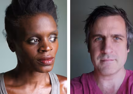 Okwui Okpokwasili and Peter Born